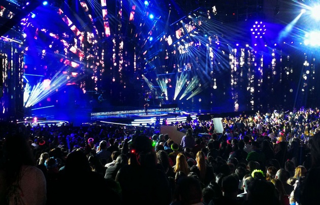 El público chileno colmó el Anfiteatro de la Quinta Vergara.