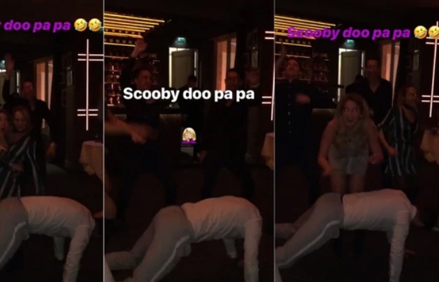 Di María y Lo Celso, descontrolados con ''Scooby doo pa pa''.