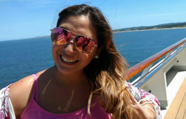 Yeny Ortega, en el Crucero Costa Fascinosa.