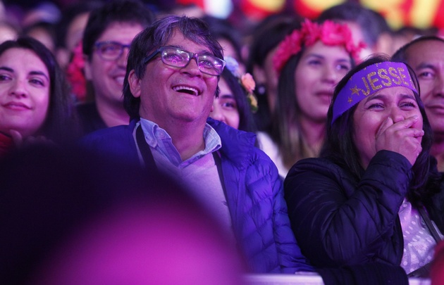 El público le demostró su cariño a la comediante (Agencia UNO).