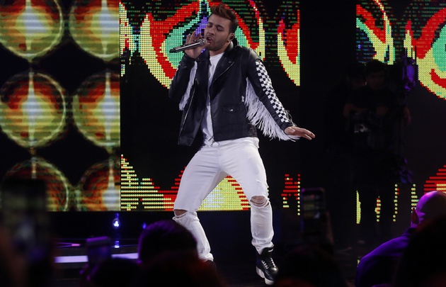 Prince Royce cerró la cuarta jornada del Festival de Viña del Mar (Agencia UNO).