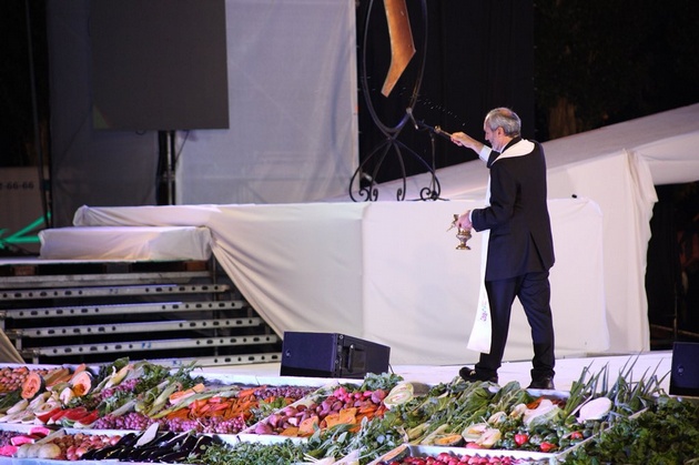 Monseñor Dante Braida presidió la ceremonia central. 