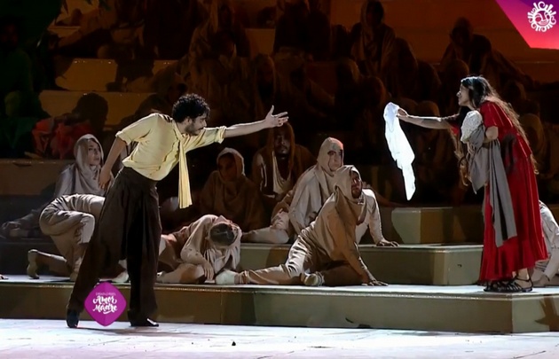 Más de 400 artistas participaron del espectáculo.