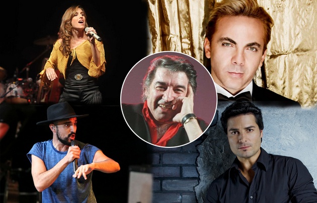 Algunos de los artistas que hicieron dúo con la voz de Sandro.