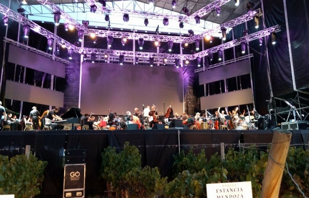 Cadena 3, en la Fiesta de la Cosecha en Mendoza. 