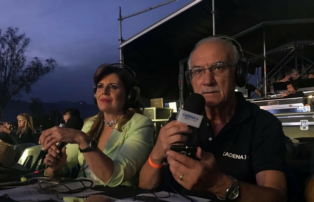Cadena 3, en la Fiesta de la Cosecha en Mendoza. 