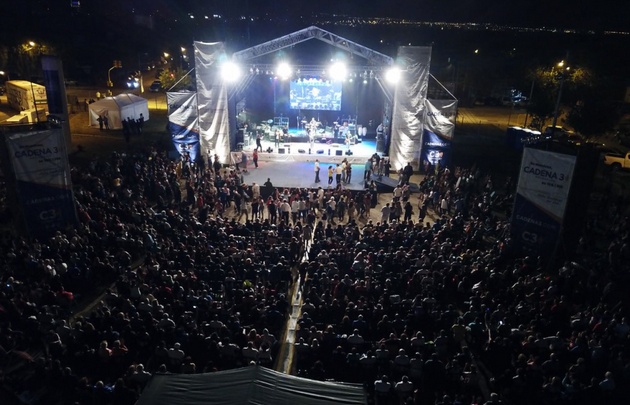 12 mil personas se dieron cita en Guaymallén.