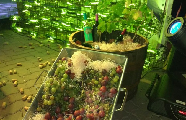 Los mendocinos festejaron la previa a la celebración de la uva.