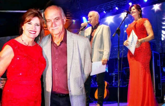 Luis Yunes y Laura Carbonari en la Vendimia