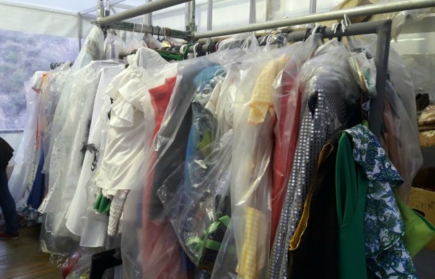 El detrás de escena antes de la apertura de la Vendimia.