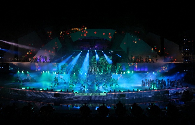 También hubo un homenaje al general San Martín.