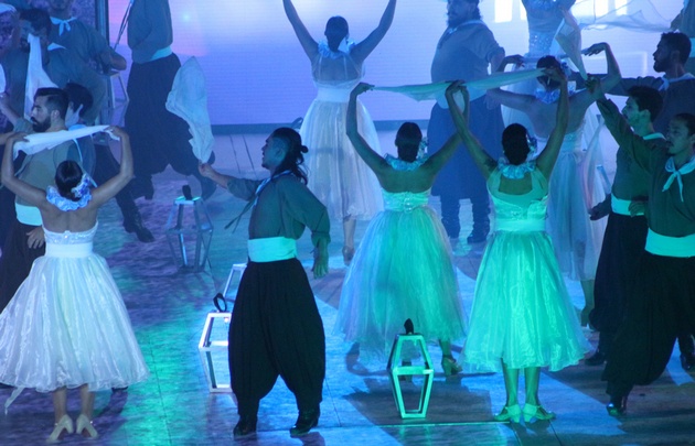 También hubo un homenaje al general San Martín.