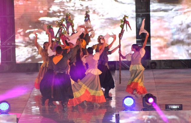 También hubo un homenaje al general San Martín.