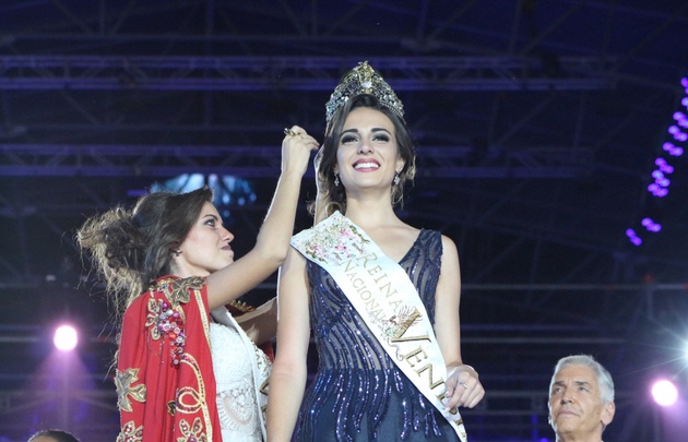 La candidata de Rivadavia conquistó a los mendocinos con su belleza y altura.