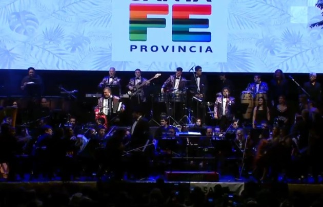 El conjunto santafesino llenó de ritmo la Capital Federal. 