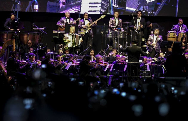 El conjunto santafesino llenó de ritmo la Capital Federal. 