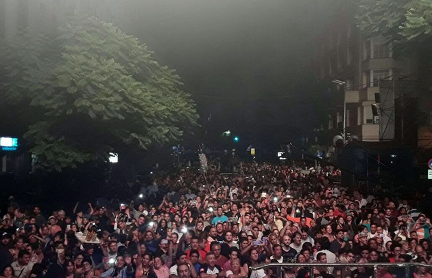 Los Palmeras en el Obelisco.