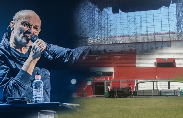 El Estadio de Instituto se prepara para el show de Phill Collins
