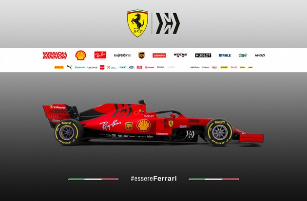 FOTO: Sebastian Vettel y Charles Leclerc con la nueva Ferrari SF-90