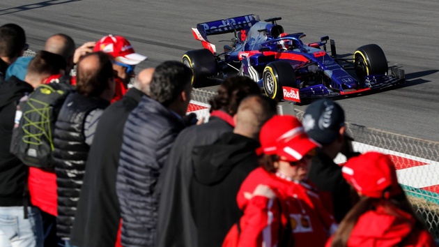 FOTO: La Ferrari SF90 de Vettel equipada con las 
