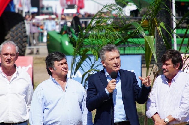 FOTO: Mauricio Macri en Expoagro 2