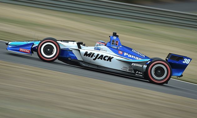 Takuma Sato gano la Indycar en Barber Motorsport Park -indycar.com-