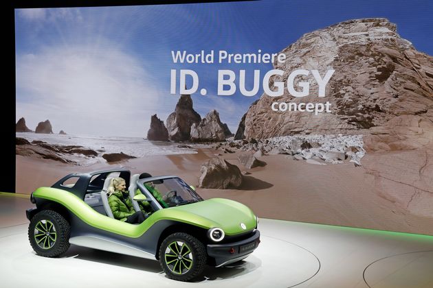 FOTO: Con simpático impacto el VW ID BUGGY cautivó al público en el Motorshow de Ginebra