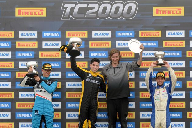 Conta, Gandulia y Cingolani, podio del Sabado. Gent. Prensa TC2000
