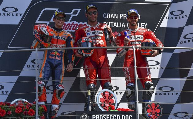 FOTO: GP de Italia de Moto GP, victoria de Danilo Petrucci y Ducati
