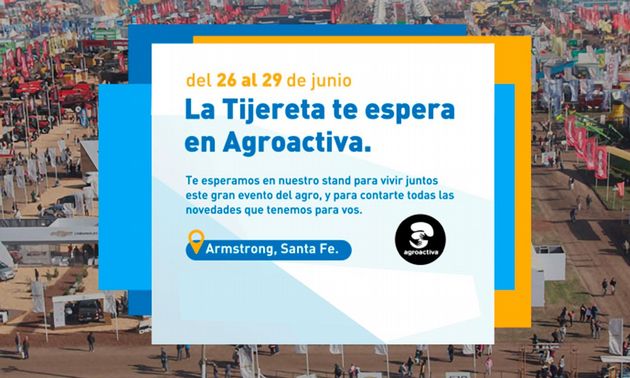 FOTO: La Tijereta participará de Agroactiva 2019.