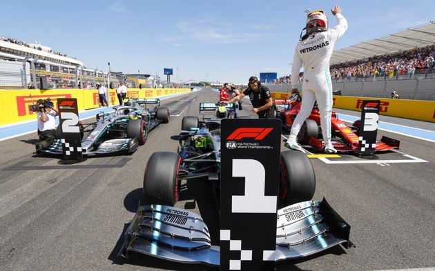 Tremenda demostración de Hamilton en Le Castellet