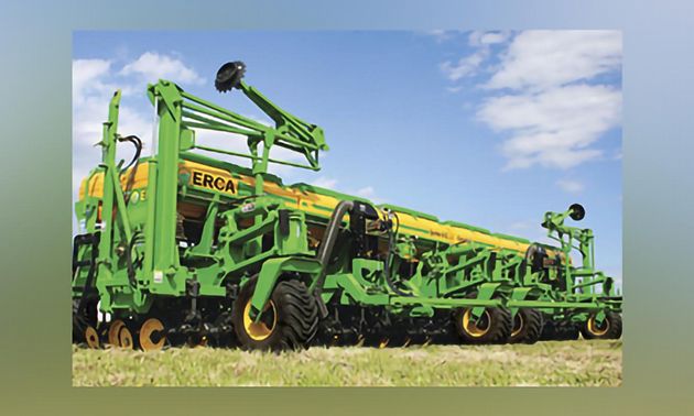 1997 - Sembradora de Granos Gruesos de tipo modular para Siembra Directa.