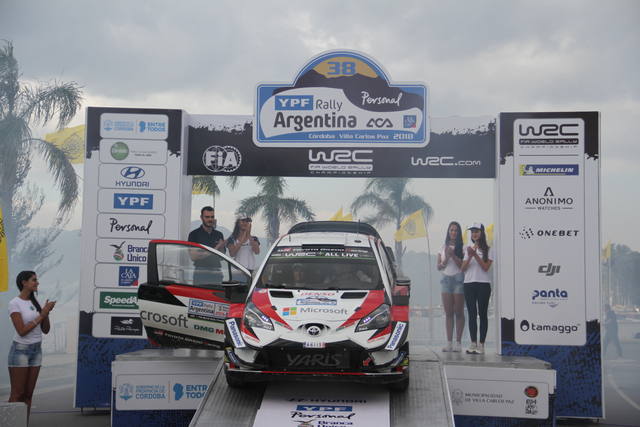 FOTO: Ott Tänak fue imparable y ganó el Rally Argentina 2018