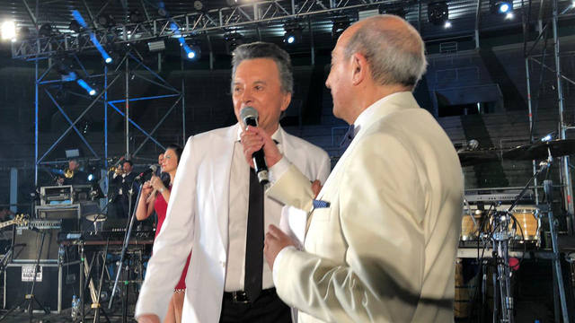 Palito Ortega en la fiesta de Juntos