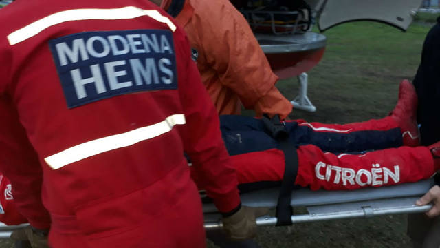 El impactante video del dramático vuelco que sufrió Lappi