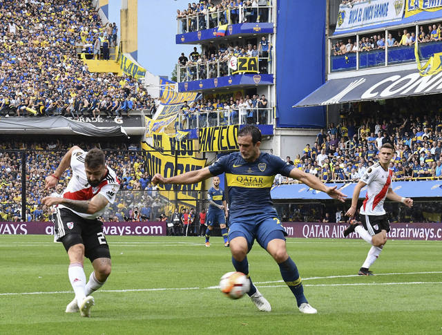 Lucas Pratto convierte el primer gol del 
