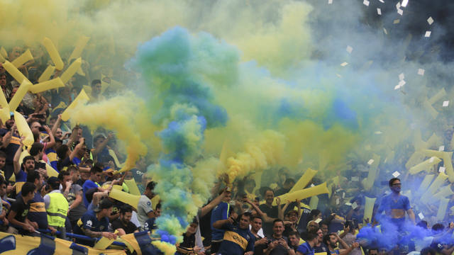 El azul y oro coloreó la Bombonera