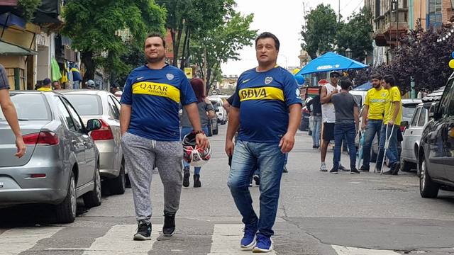Así vivieron los hinchas de Boca el primer superclásico