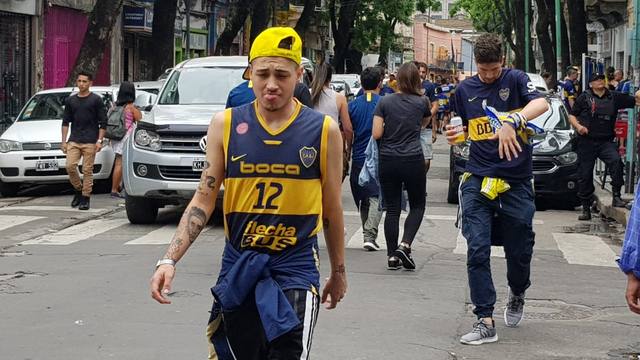 Así vivieron los hinchas de Boca el primer superclásico