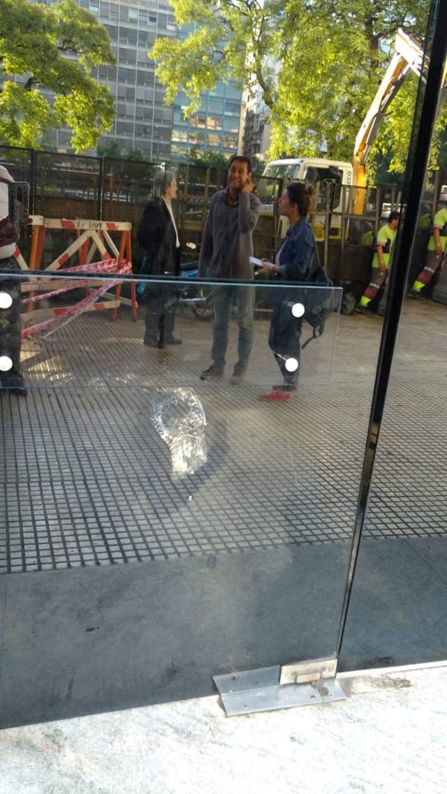 Pintadas y daños: así amaneció el Obelisco tras el festejo