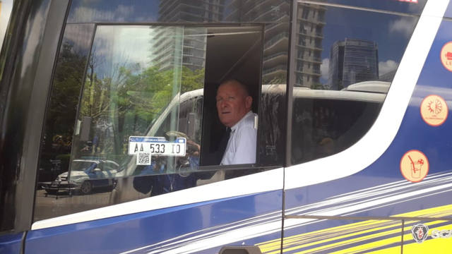 Chofer del micro de Boca