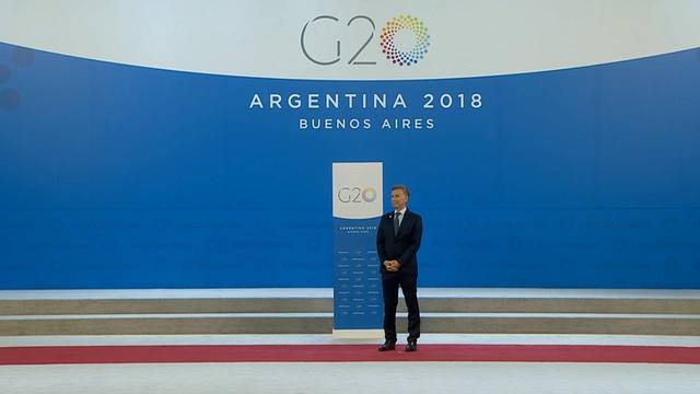 Los líderes más importantes del mundo en el país por el G20