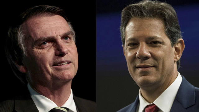 Bolsonaro espera “una victoria” y Haddad “un gran resultado