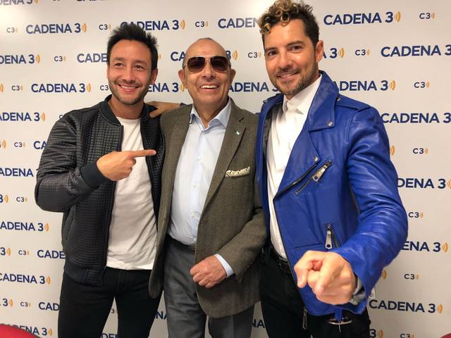 Luciano Pereyra, Mario Pereyra y David Bisbal