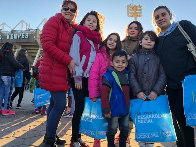 Los niños disfrutaron una jornada inolvidable en el Kempes