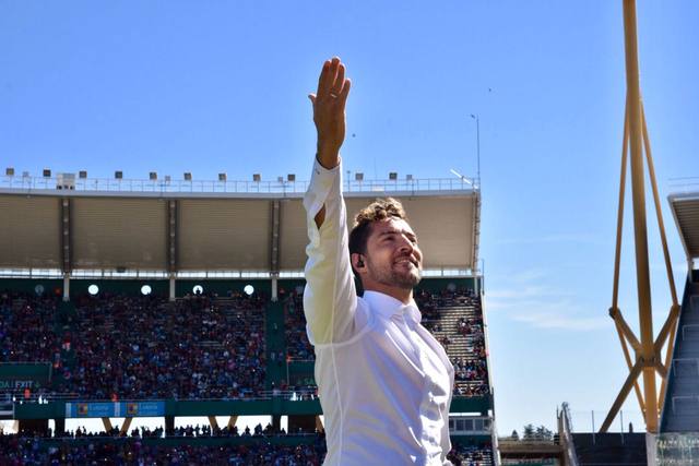David Bisbal brilló en el Kempes