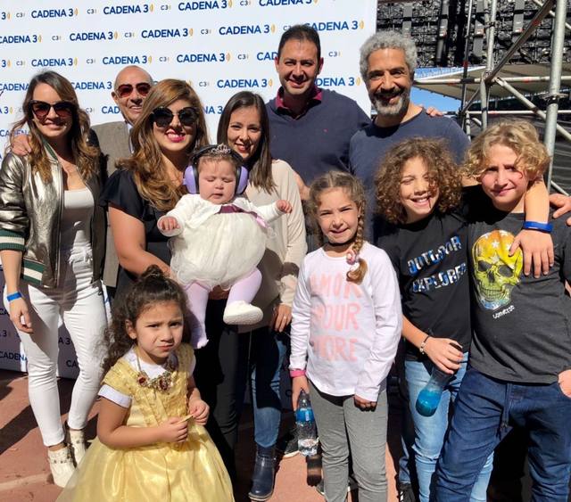 Mario Pereyra y la familia de Juntos en el Kempes