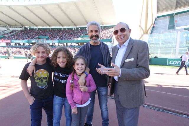 El Turco no se perdió el festejo junto a su familia