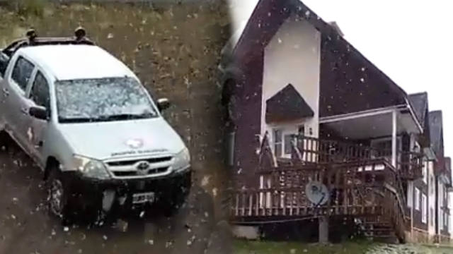 FOTO: La nieve sorprendió en pleno verano a Malargüe y Las Leñas