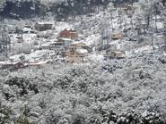La nieve sorprendió a Ushuaia en plena primavera